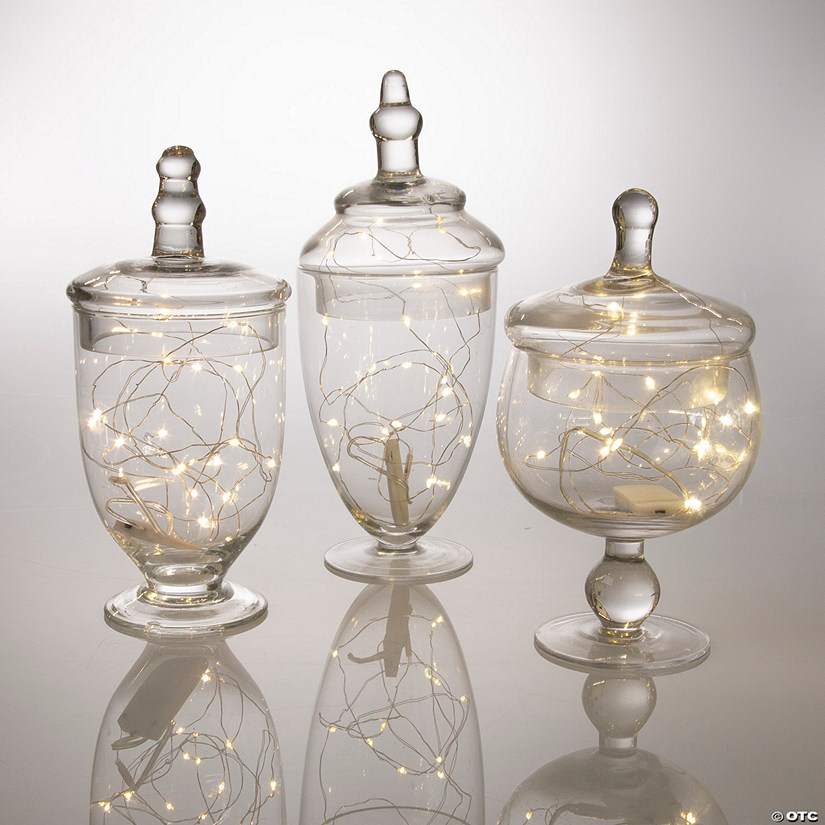 Glass Jar & Fairy Lights Kit - 15 Pc. Image