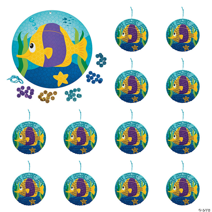 Glitter Fish Mosaic Craft Kit