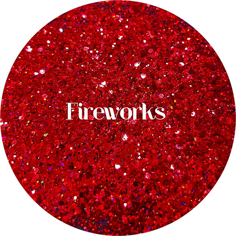 Glitter Heart Co. Glitter - Fireworks - 2 oz Bottle Image