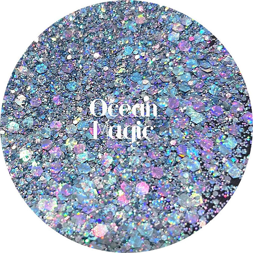Glitter Heart Co. Glitter - Ocean Magic - 2 oz Bottle Image