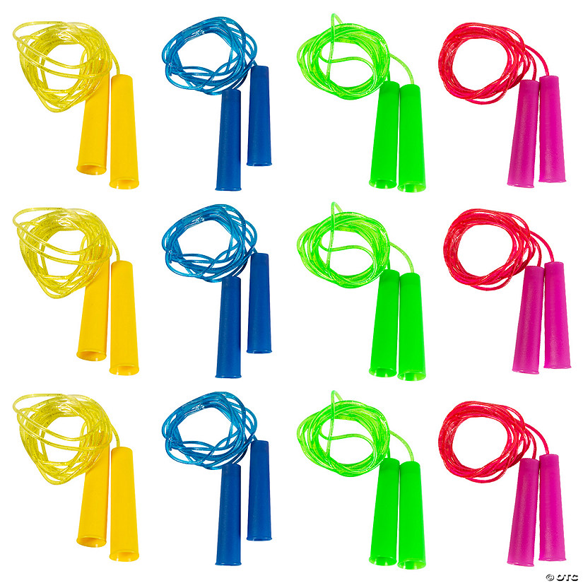 Glitter Jump Ropes - 12 Pc. Image