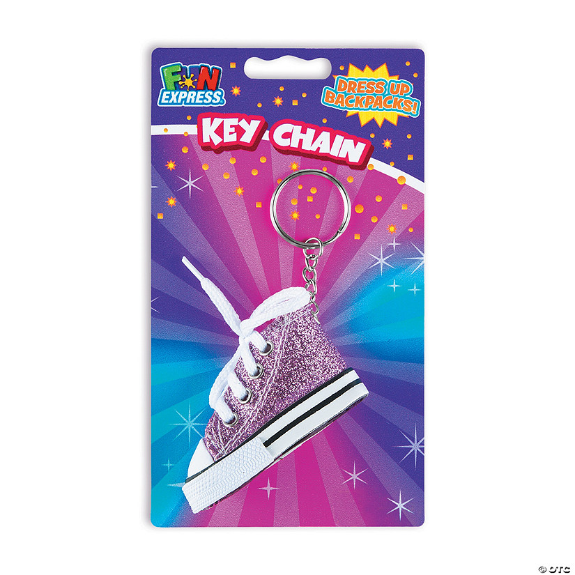 Glitter Shoe Keychains Image