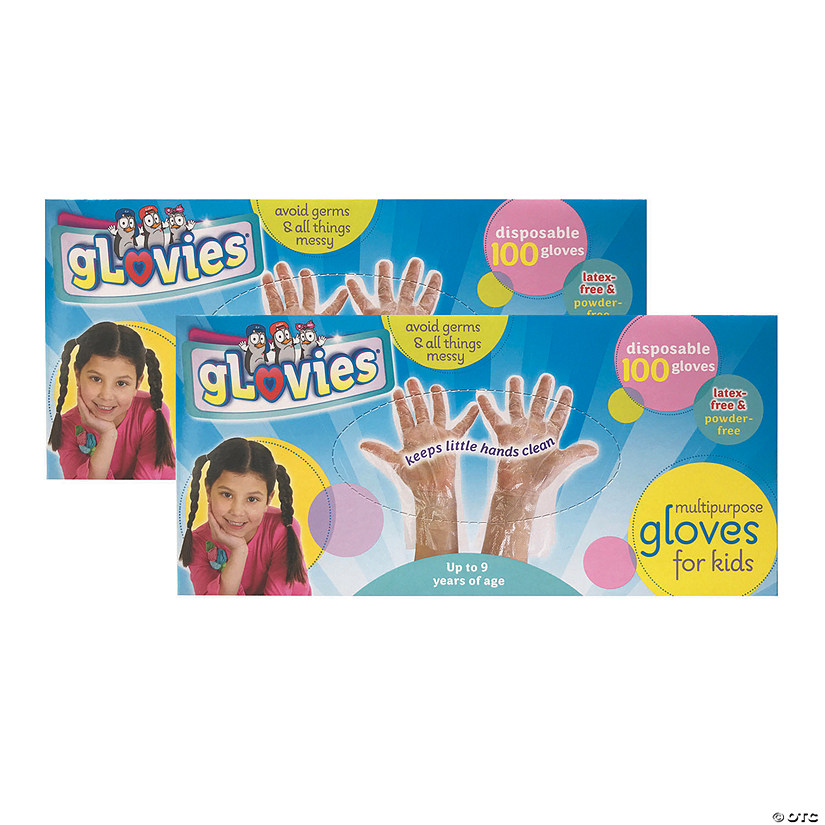 gLovies Glovies&#174; Disposable Gloves, 100/Bx, 2 Bx Image