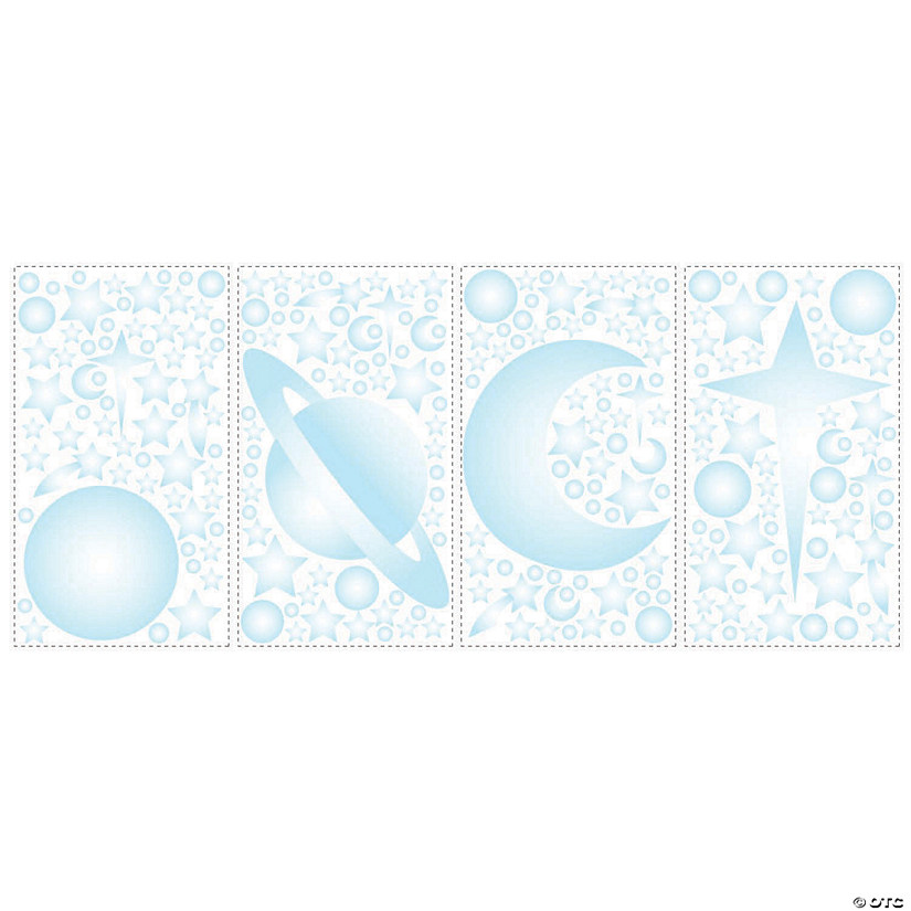 Glow In The Dark Celestial Peel & Stick Wall Decals Image