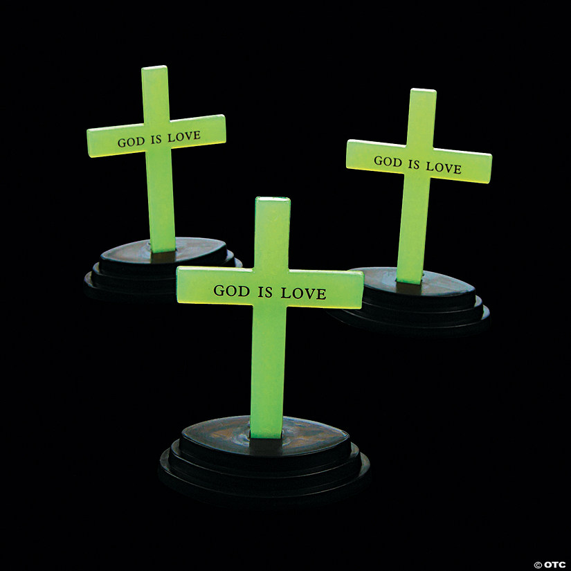 Glow-in-the-Dark Crosses - 12 Pc. Image