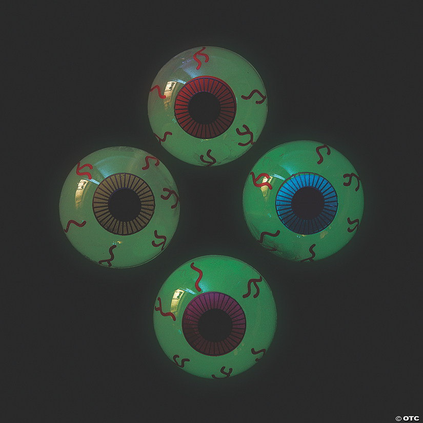 Glow-in-the-Dark Eyeball Slime - 12 Pc. Image