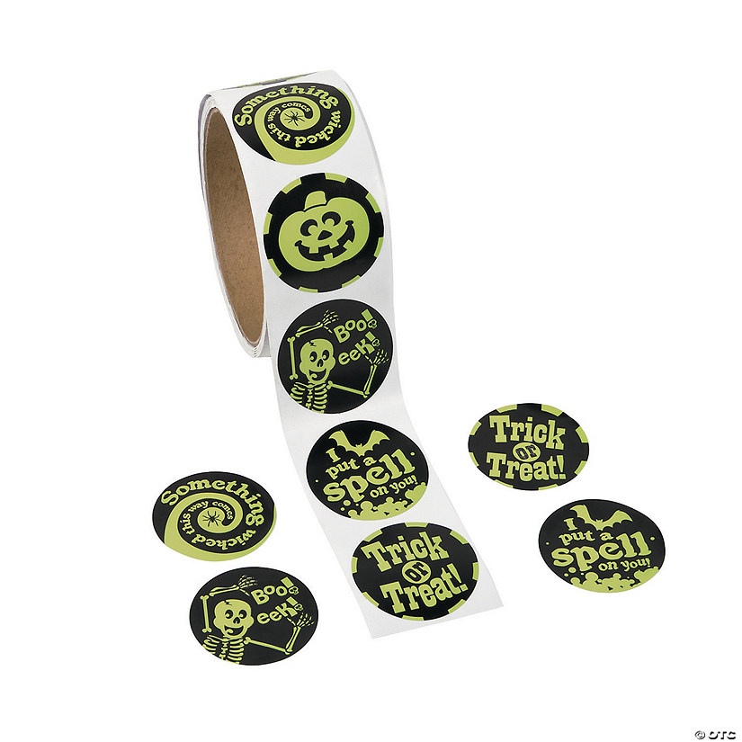 GlowintheDark Halloween Stickers