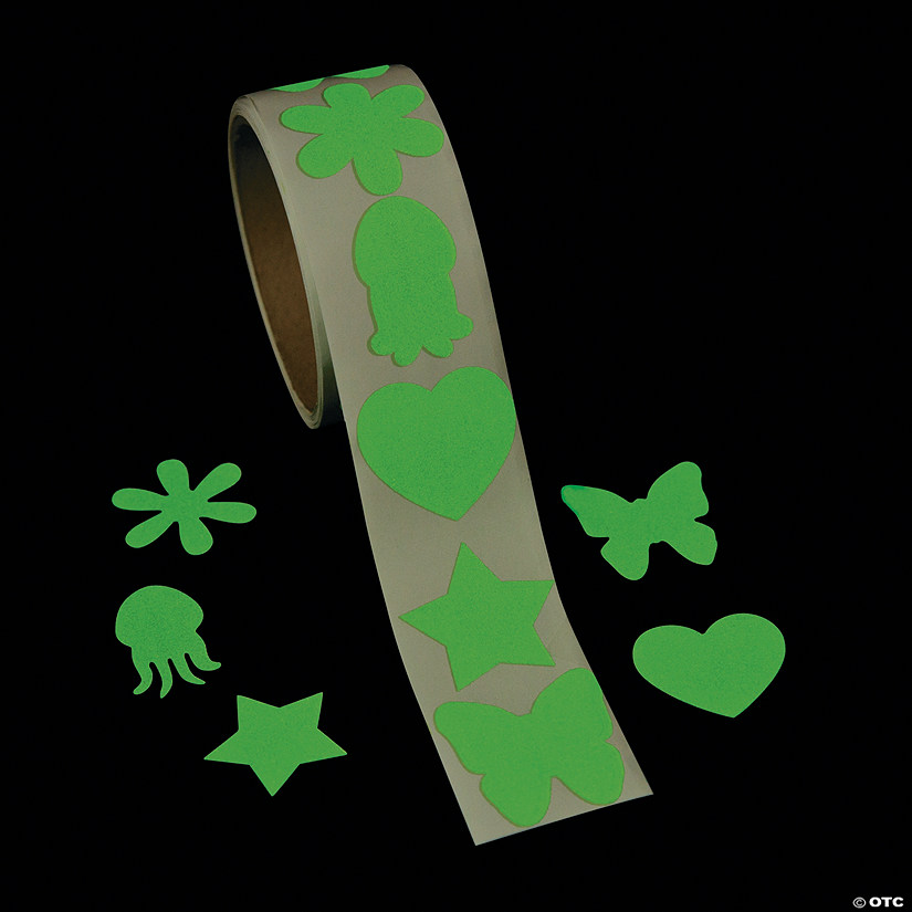 GlowintheDark Shapes Stickers Discontinued