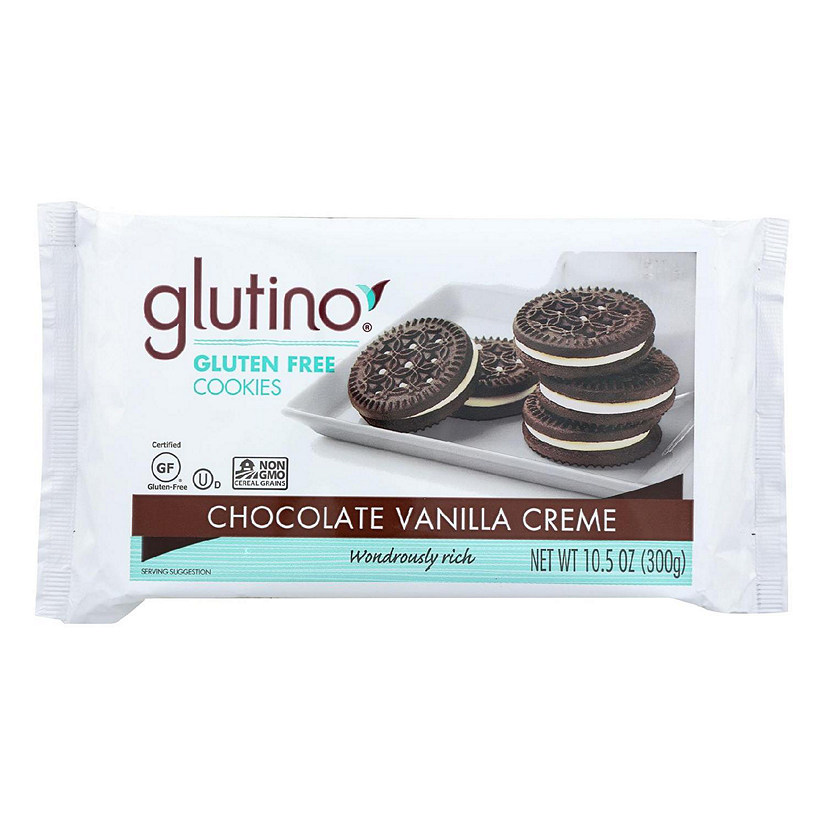 Glutino Vanilla Creme Cookies - Case of 12 - 10.5 oz. Image
