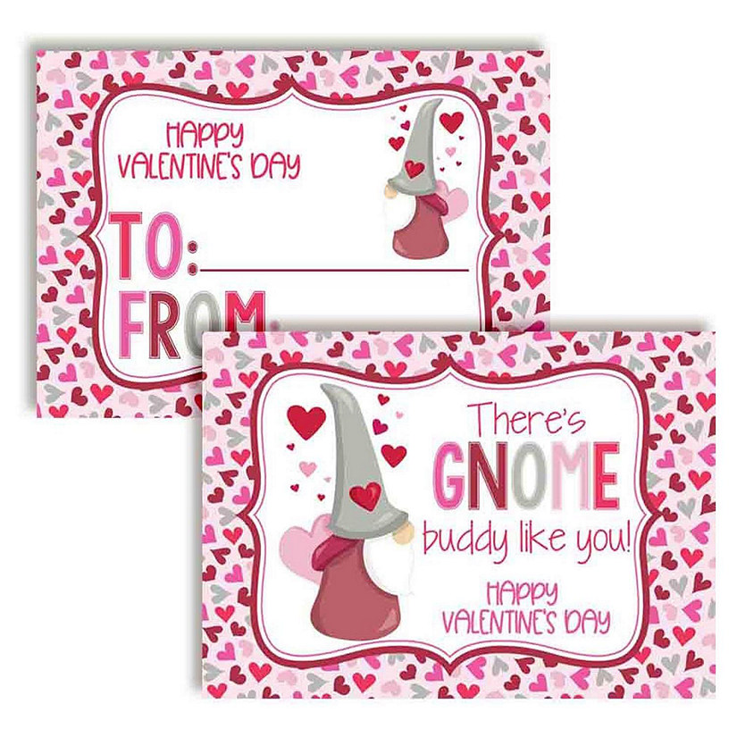Gnome Classroom Valentines 30pc. by AmandaCreation Image