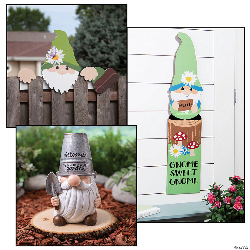 Gnomes Galore Home D&#233;cor Kit - 3 Pc. Image