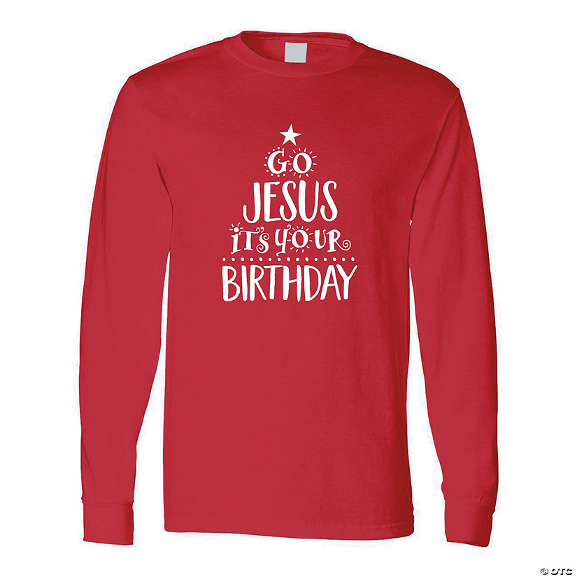 Go Jesus It&#8217;s Your Birthday Adult&#8217;s T-Shirt Image