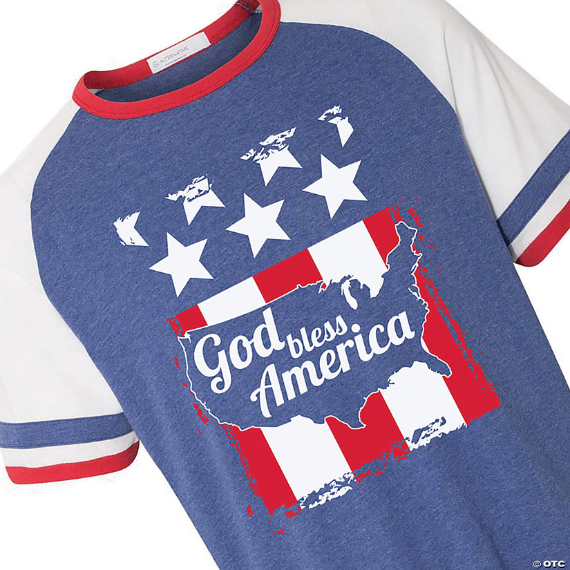 God Bless America Adult&#8217;s T-Shirt Image