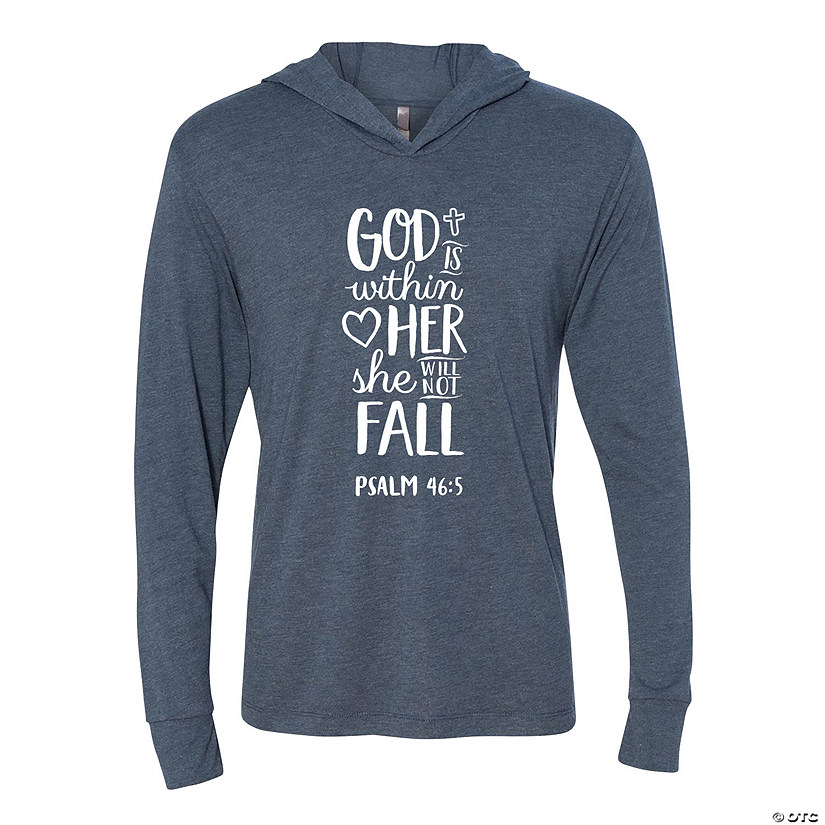God Is Within Her Hooded Women&#8217;s T-Shirt Image