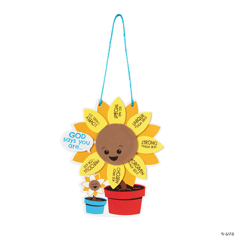 God Says You Are Sunflower Craft Kit &#8211; Makes 12 Image