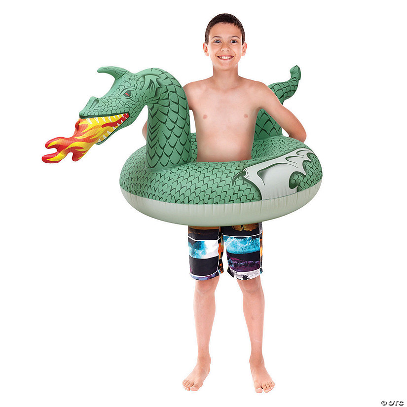 GoFloats Fire Dragon Jr Pool Float Party Tube Image