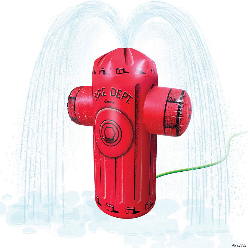 GoFloats Giant Inflatable Fire Hydrant Party Sprinkler Image