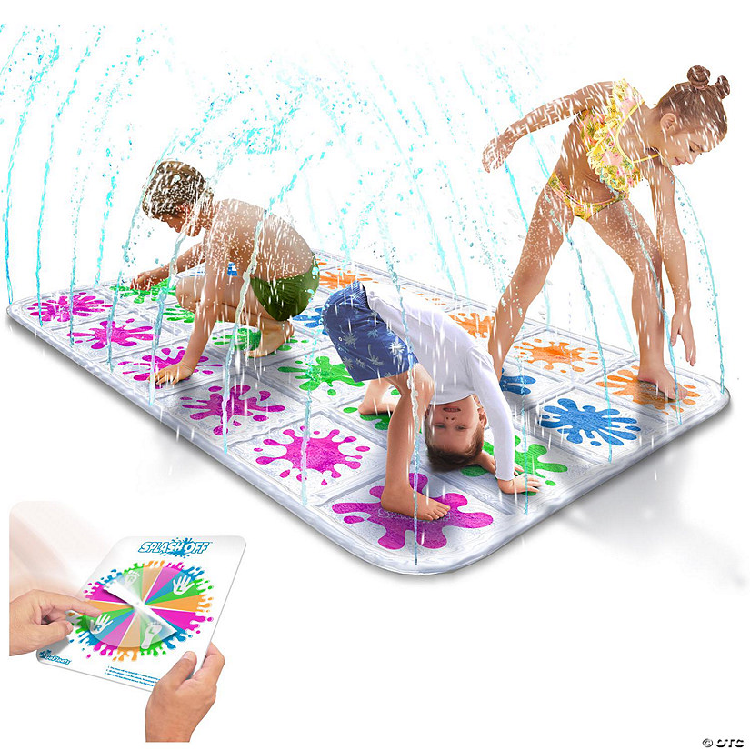 Gofloats splash off game - water spray splash mat game for kids Image