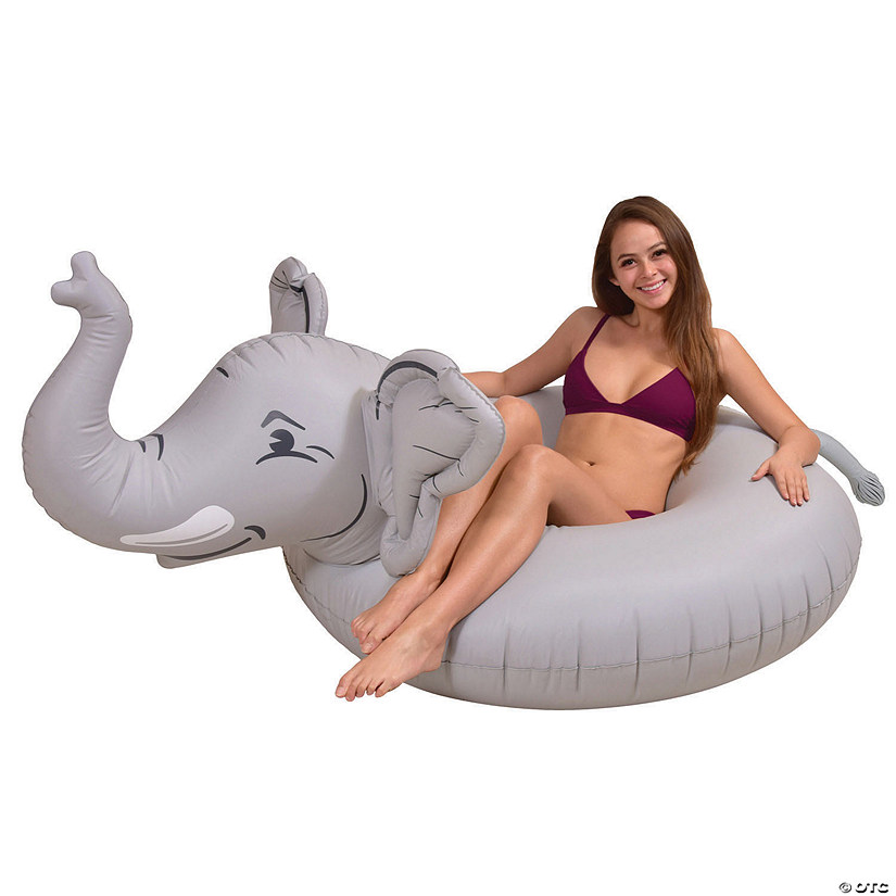 GoFloats 'Trunks The Elephant' Party Tube Inflatable Raft Image