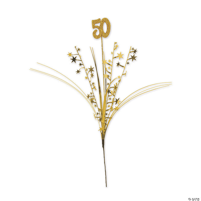 Gold 50 Star Spray Image