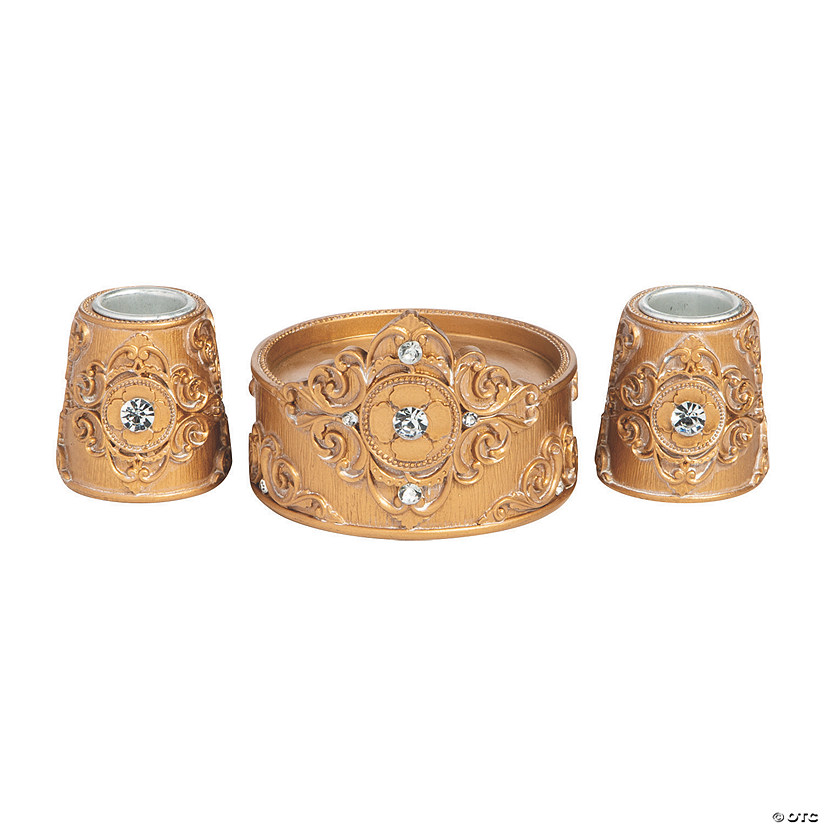Gold Candle Holder Set Image