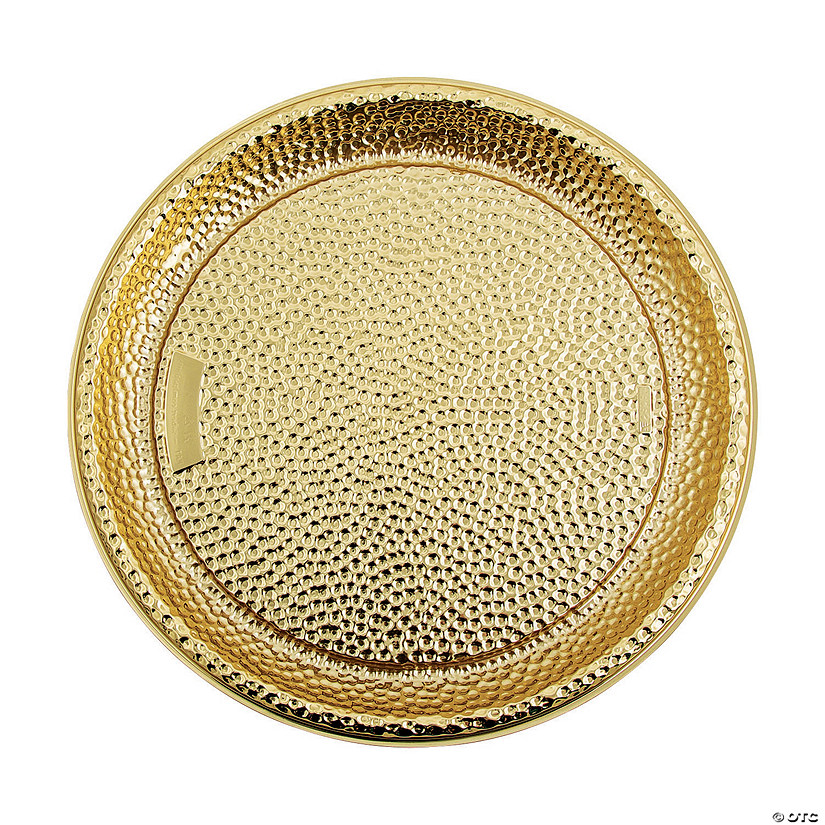 Download Gold Foil Dot Serving Tray | Oriental Trading
