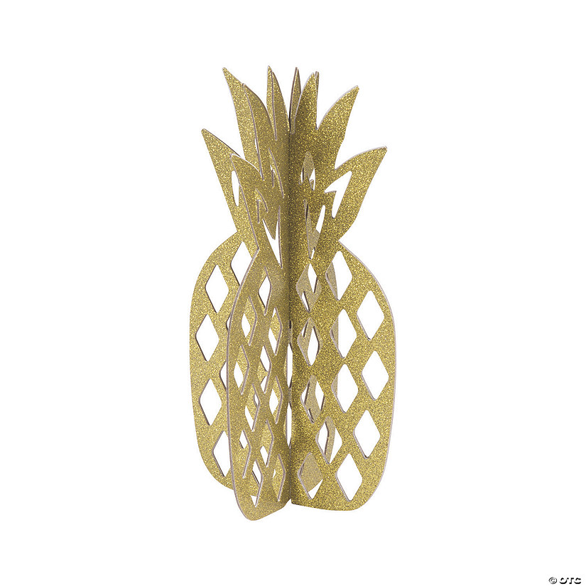 Gold Glitter Pineapple Centerpiece Image