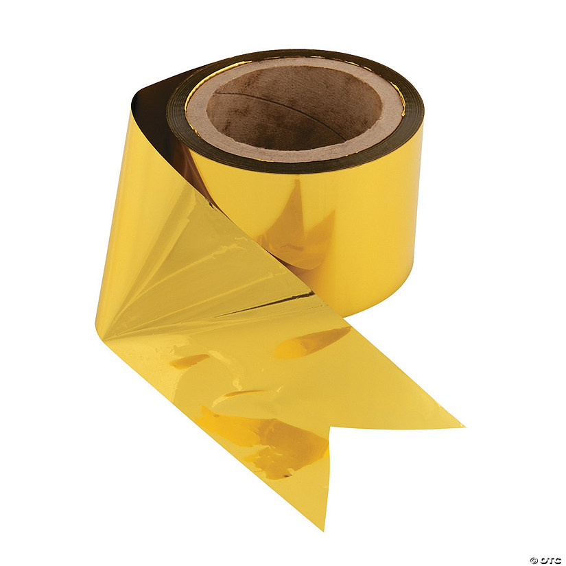 Gold Metallic Foil Streamer Image