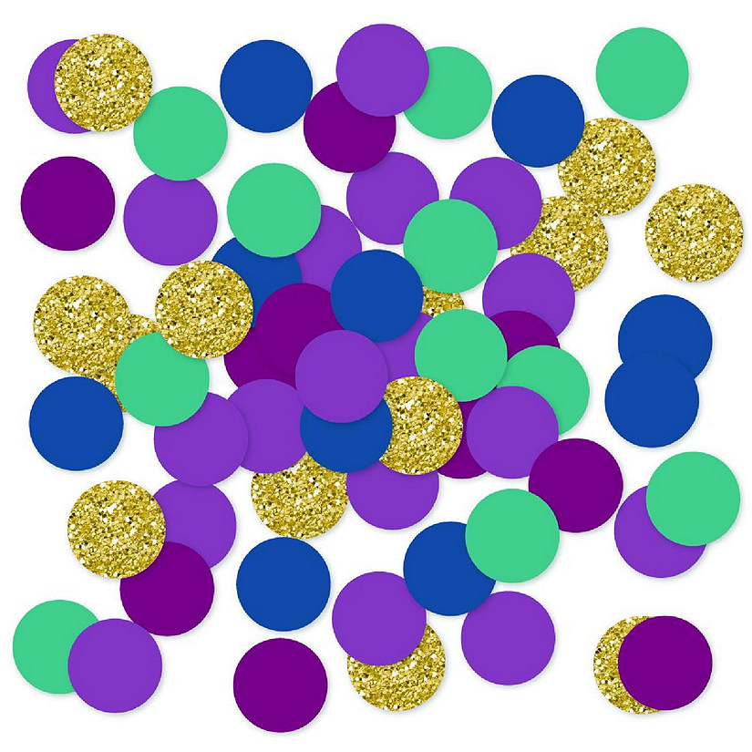 Gold Peacock Jewels Confetti 180-Pack Image