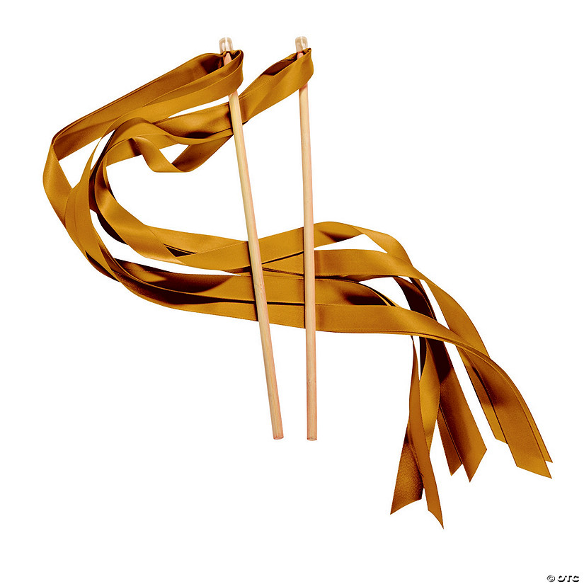 Gold Ribbon Wands - 24 Pc. Image