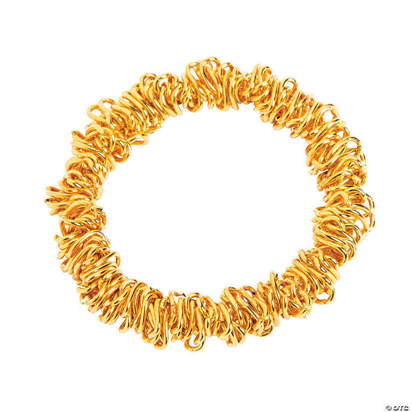 Gold Stretchy Charm Link Bracelet Discontinued