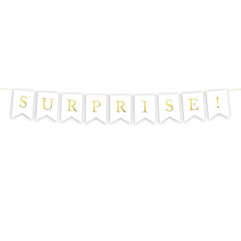 Gold Surprise Banner 3ft Image