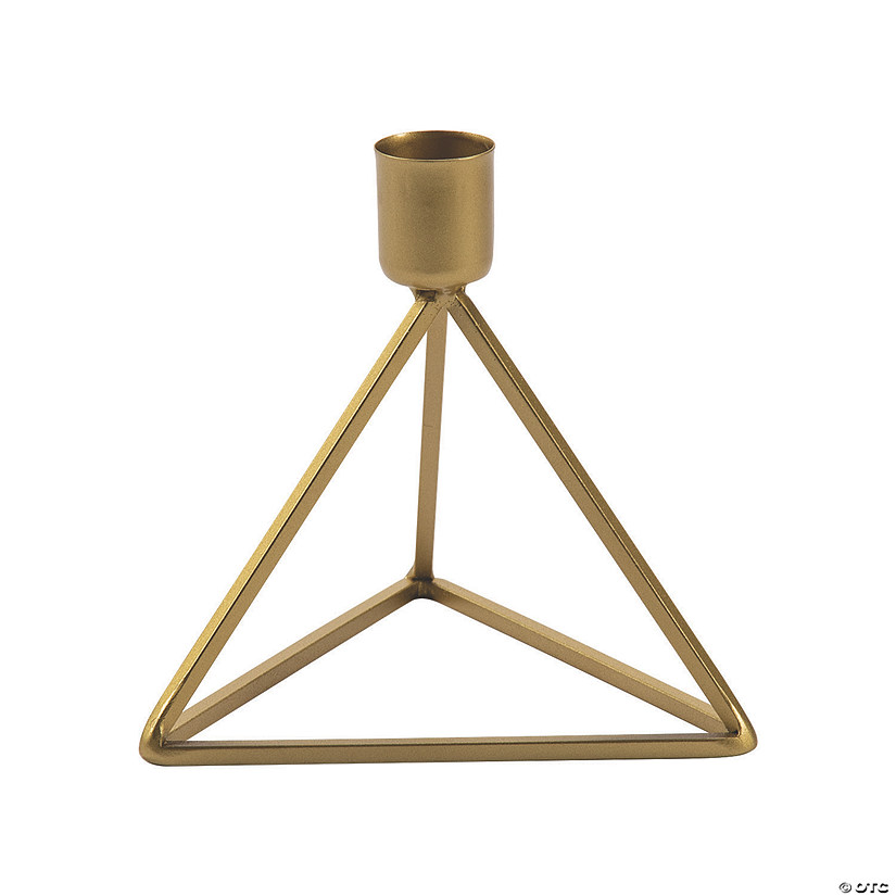 Gold Taper Candle Holders - 6 Pc. Image