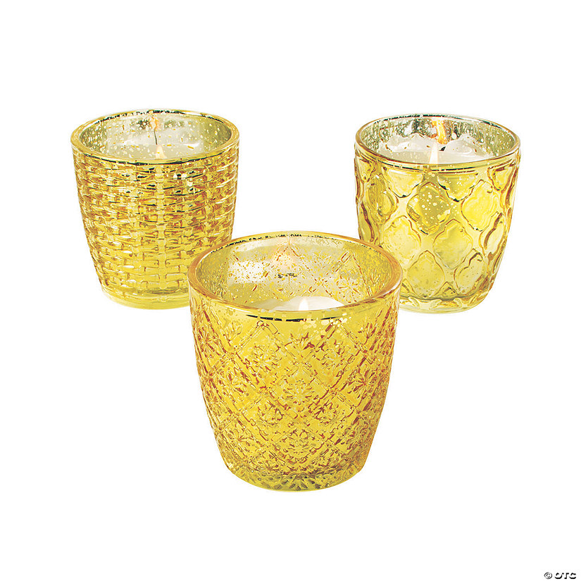 Gold Votive Holders - 6 Pc. Image