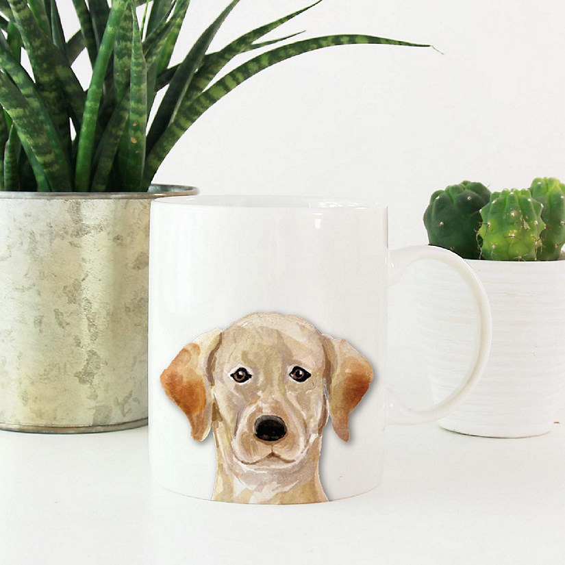 Golden Labrador Up Close Ceramic Mug Image