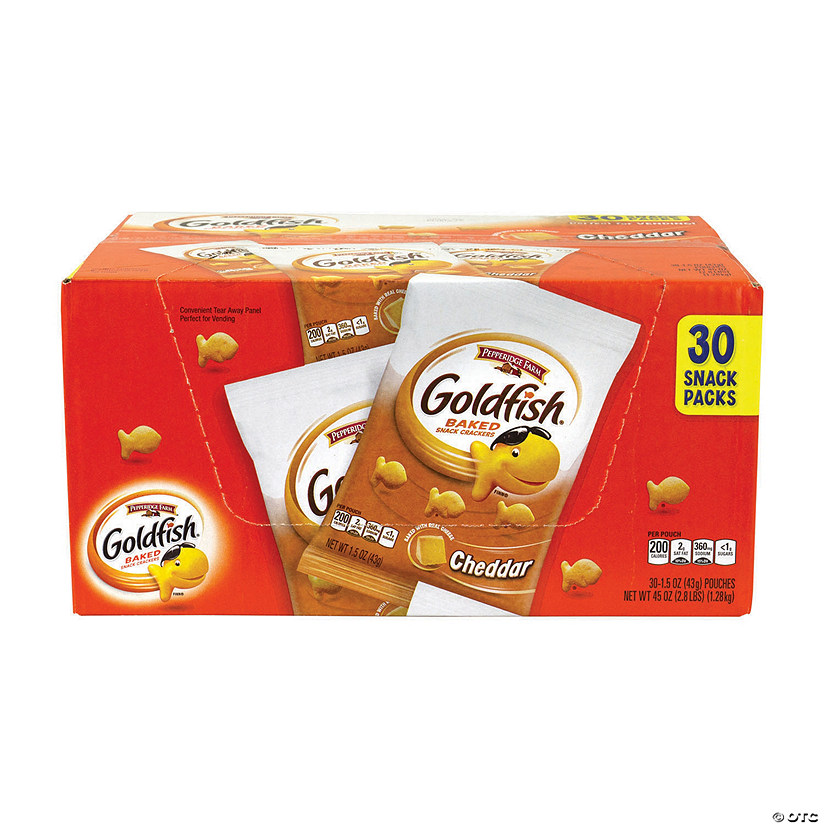 GOLDFISH Baked Snack Crackers, 1.5 oz, 30 Count Image