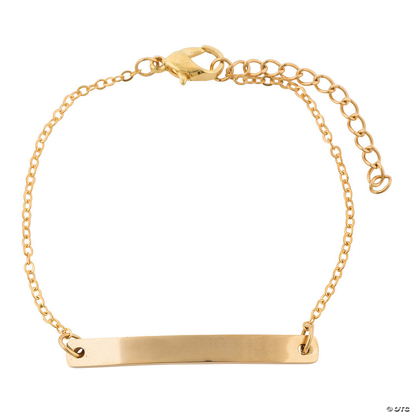 Goldtone Bar Bracelet Image