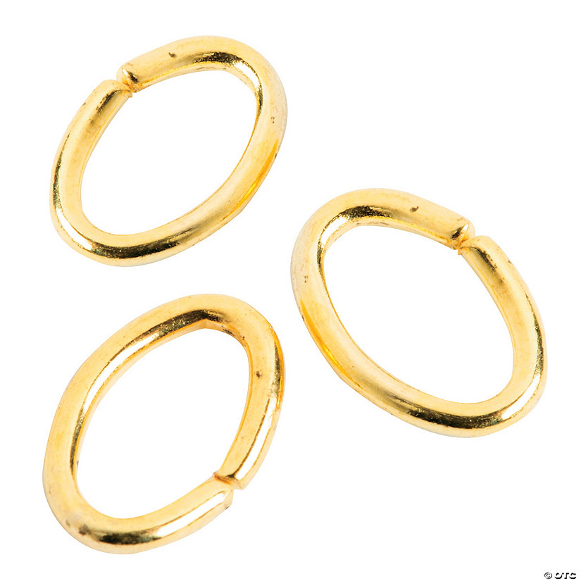 Goldtone Oval Jump Rings Image