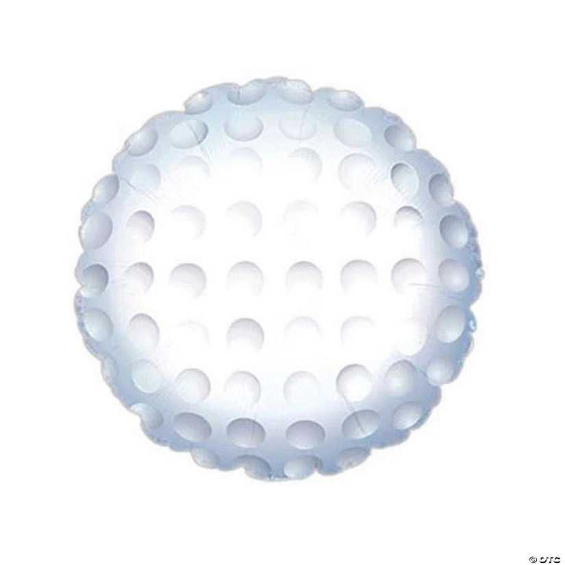 Golf Ball 18" Round Mylar Balloon Image