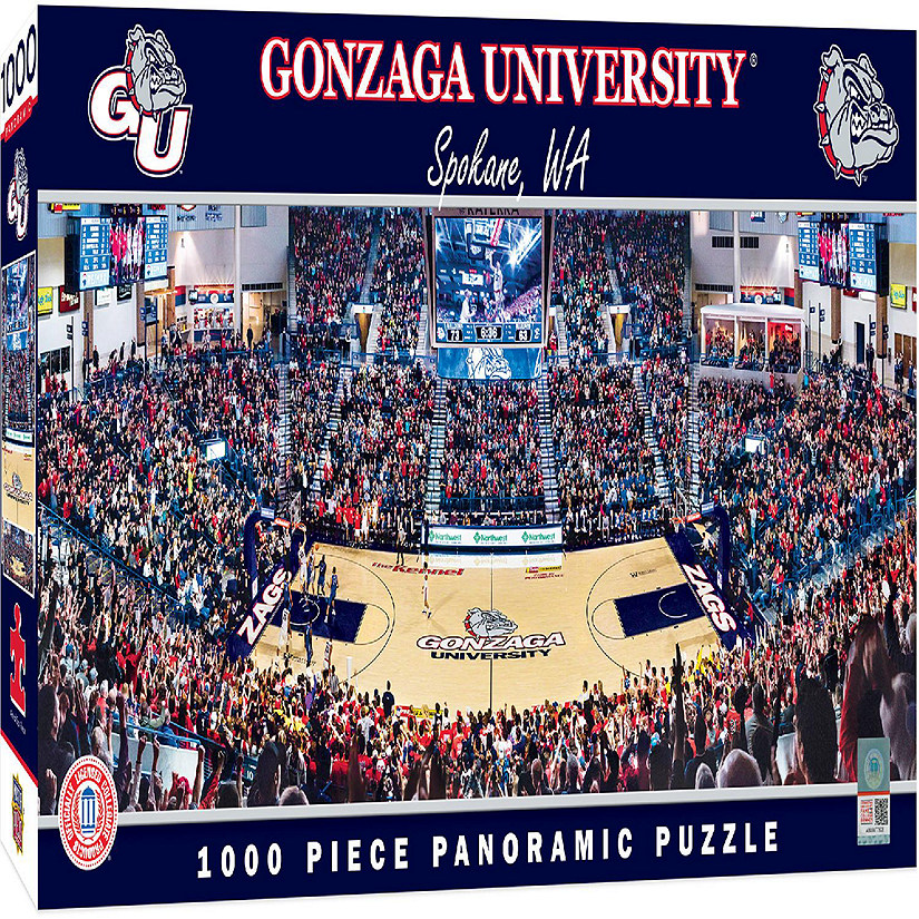 Gonzaga Bulldogs - 1000 Piece Panoramic Jigsaw Puzzle Image