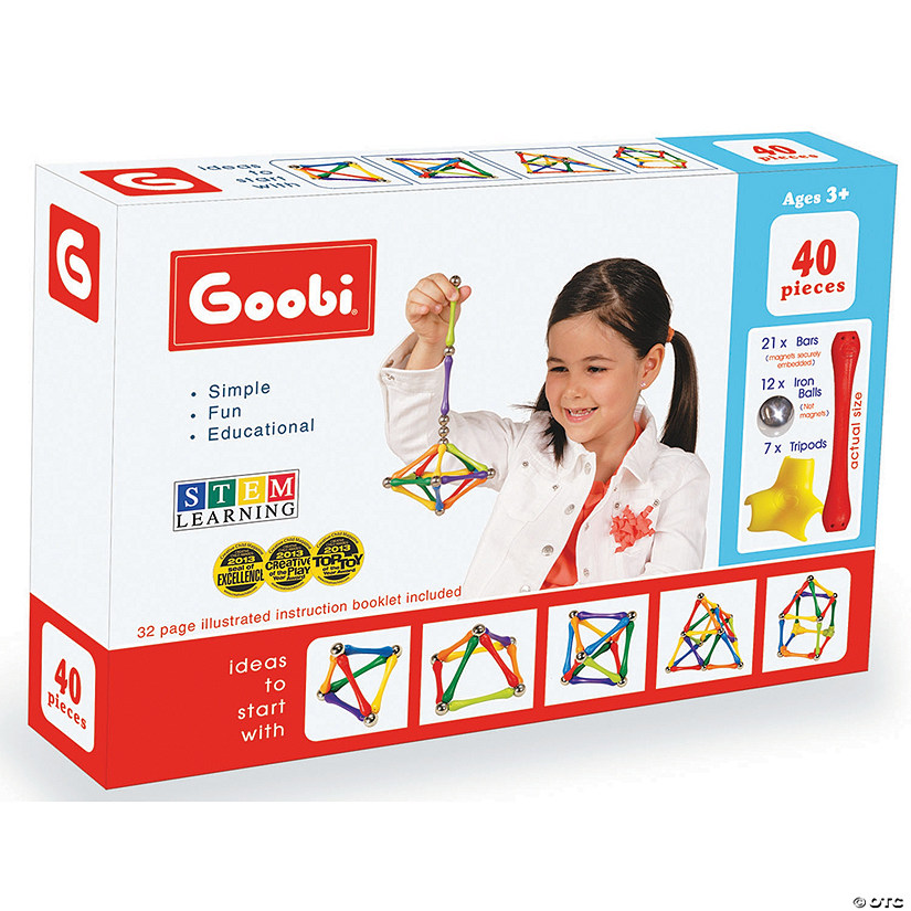 Goobi Magnetic Construction 40-Piece Set Image