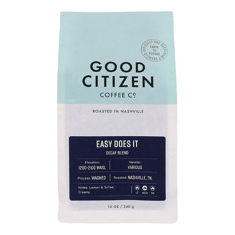 Good Citizen Coffee Co. - Coffee Medium Roasted Dcaf Easy Ds - Case of 6-12 OZ Image