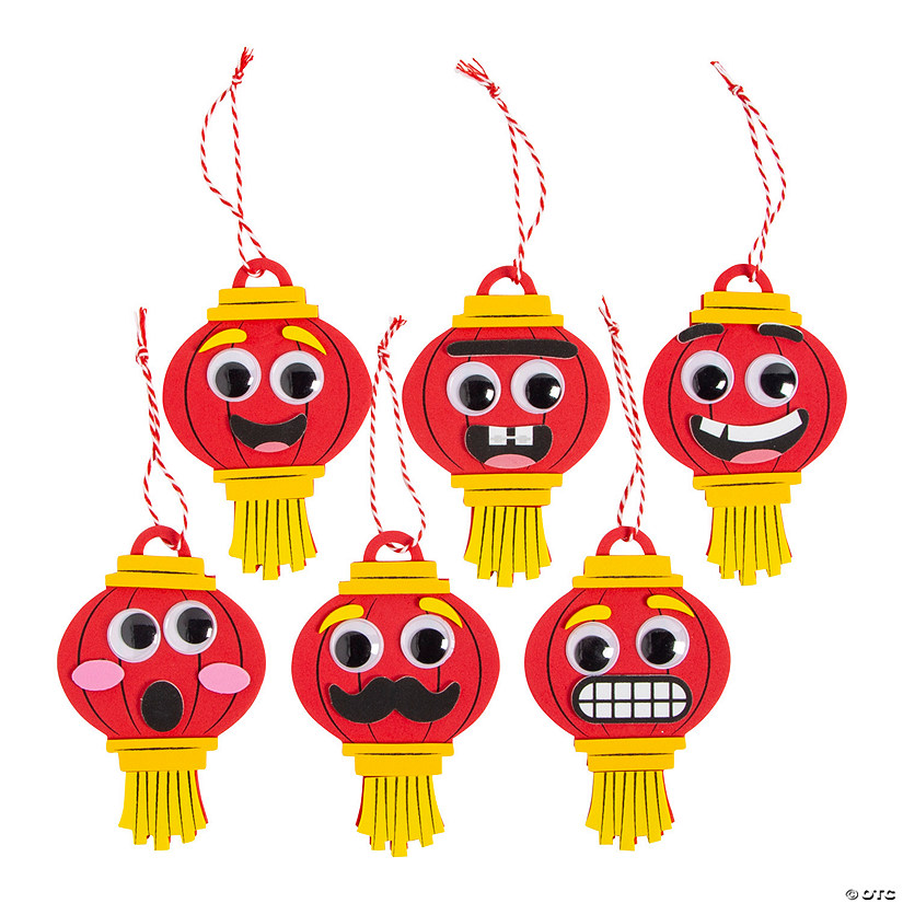 Goofy Lunar New Year Lantern Ornament Craft Kit - Makes 24 Image