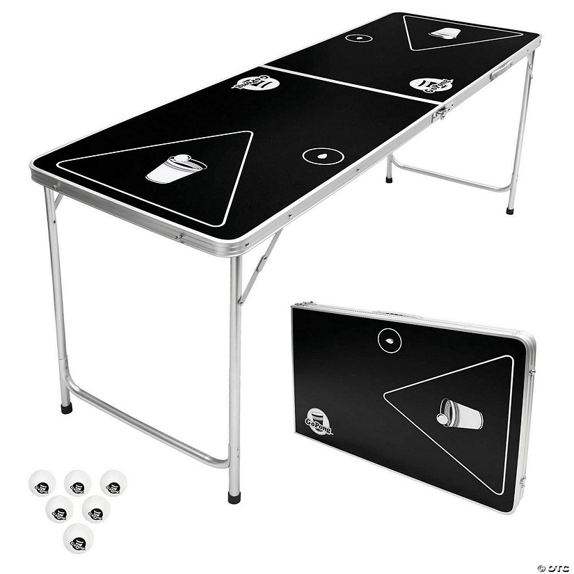 GoPong 6-Foot Portable Folding Beer Pong Table Image