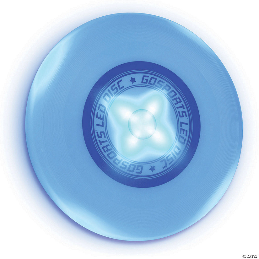 GoSports 10.5" Ultimate LED Light Up Flying Disc - Blue Image