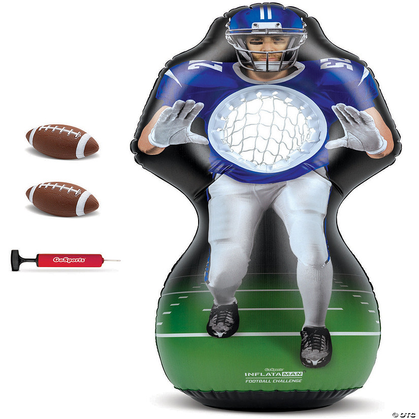 GoSports 4 ft Inflataman Football Challenge for Kids Inflatable