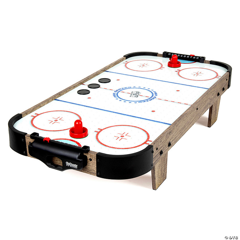 GoSports 40 Inch Table Top Air Hockey Game for Kids - Oak Image