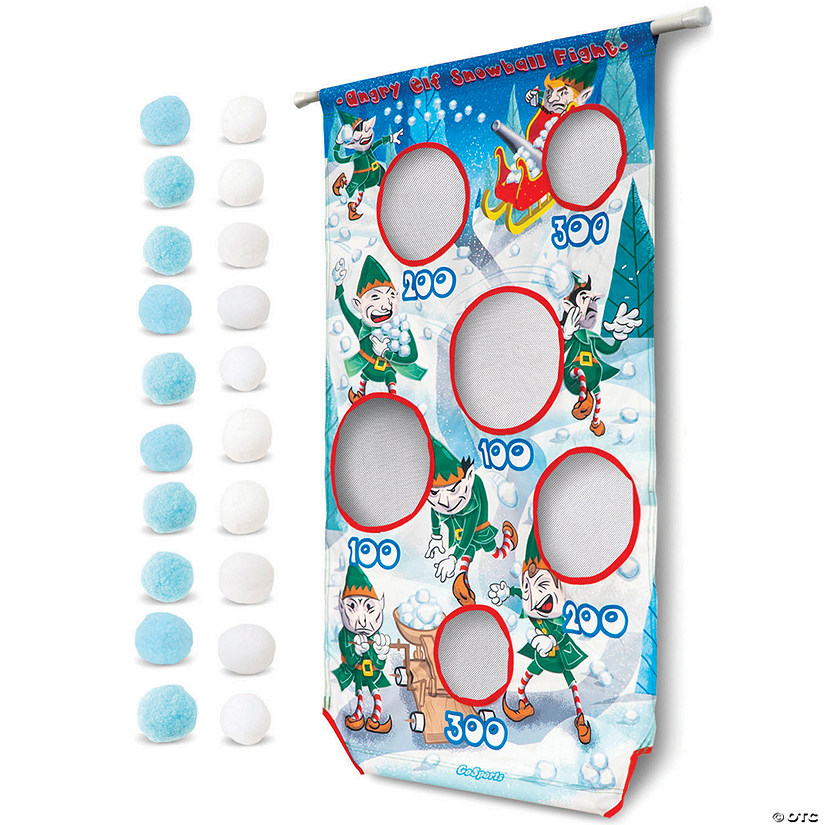 GoSports Angry Elf Snowball Fight Toss Game Image