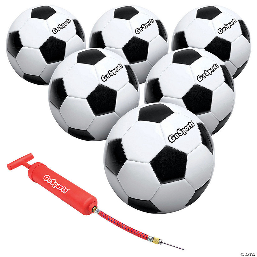 GoSports Classic Soccer Ball 6 Pack - Size 3 Image