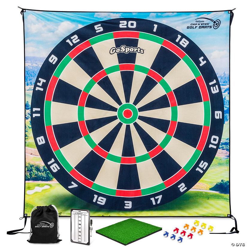 Gosports golf darts chipping game with chip n' stick golf balls - giant 6 ft size Image